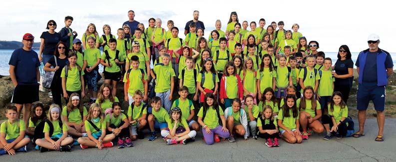 IZ ŠOLSKIH KLOPI Poletna šola v naravi za petošolce ANKARAN 2016 Petošolci iz Ribnice, Dolenje vasi in Sušja smo se v ponedeljek, 5. septembra, odpeljali v Ankaran v poletno šolo v naravi.