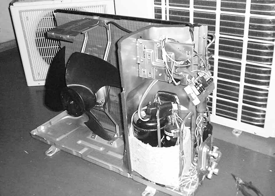 OPERATING PROCEDURE 2. Removing the electrical parts () Remove the service panel and the cabinet.(refer to.) (2) Remove the following parts.