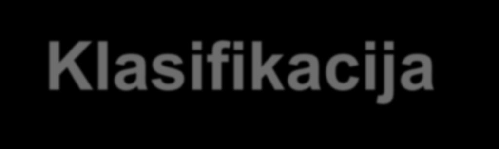 Klasifikacija