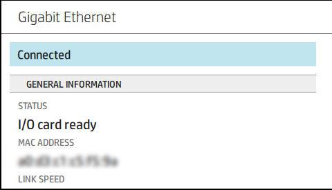 Επαλήθευση της σύνδεσης του εκτυπωτή στην HP Μπορείτε να επαληθεύσετε ότι ο εκτυπωτής μπορεί να συνδεθεί στις υπηρεσίες HP, πατώντας το και να προβάλετε εκεί την κατάσταση.