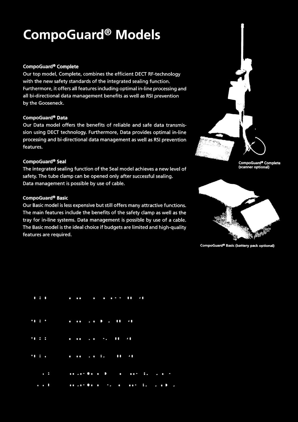 CοmροGυard0 Seal The integrated sealing function of the Seal model achieves a new level of safety. The tube clamp can be opened only after successful sealing.
