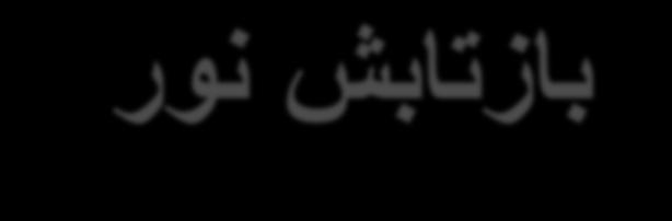 بازتش نر ناقطبیده از ری سطح غیر فلزی مشاهده شده که با برخ بیکة نری به سطح غیر فلزی هر د بیکه های بازتش شکست جزئی قطبیده می شند.
