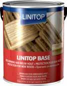 LINITOP BASE Το Linitop Base είναι ένα άχρωμο αστάρι για καινούρια ξύλα εξωτερικής χρήσης. Προστατεύει από την υγρασία, και αποτρέπει έτσι την ανάπτυξη της μούχλας και των μυκητών.