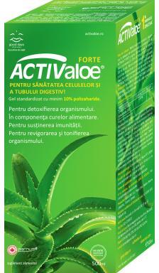 ACTIValoe FORTE Pentru sanatatea celulelor si a tubului digestiv! Gel standardizat cu minim 10% polizaharide Contine Qmatrix ACTIValoe de la ALOECORP Inc.