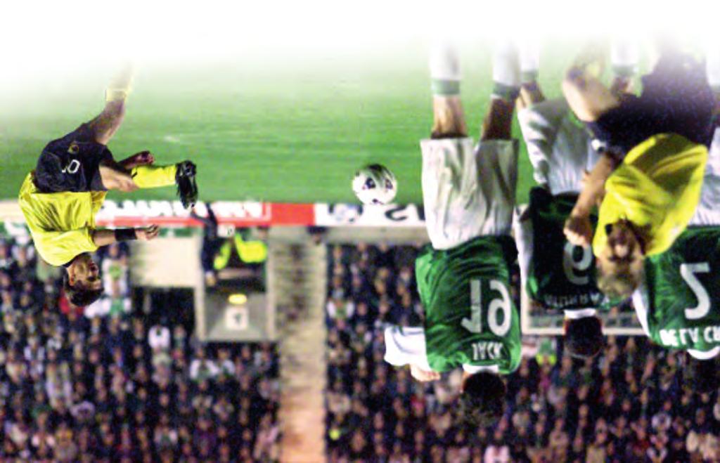 ÐÁÑÁÄÏÓÇ 2001 Τον Σεπτέμβριο του 2001, στον πρώτο γύρο του Κυπέλλου ΟΥΕΦΑ, η ΑΕΚ του Φερνάντο Σάντος βρήκε μπροστά της έναν ιστορικό σκωτσέζικο σύλλογο, τη Χιμπέρνιαν του Εδιμβούργου.