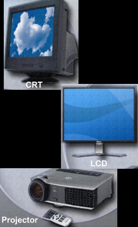 Llojet e monitorëve dhe projektori Ka disa faktorë që ndikojnë në cilësinë e imazhit: Pixels (piksel)- termi pixel është një shkurtim për photo-element.