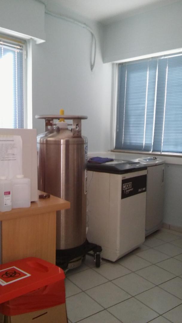 Τμήμα Κυοκατάψυξης της Θεραπευτικής Αιμαφαίρεσης Αιμοδοσίας