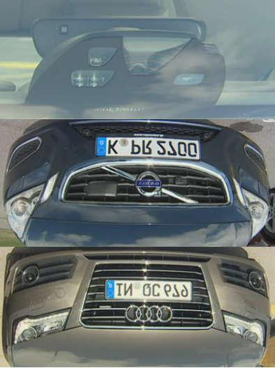 Front Assist de pe 20 Volkswagen Touareg este capabil sa actioneze frânarea pentru a opri în cazul unui accident iminent şi, de asemenea, sistemul tensionează centurile de siguranţă.