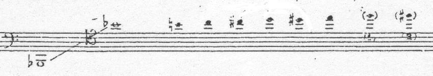 Γραφή - έκταση ηχόχρωμα. Το φαγκότο είναι ταυτόφωνο όργανο (ηχεί όπως γράφεται) και γράφεται στα κλειδιά του μπάσου και του τενόρου ( ντο 4ης γραμμής).