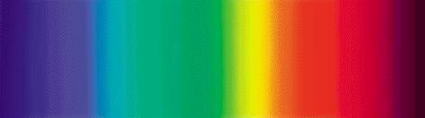 Svetloba kot del EM spektra 400 - vijolična -436 436 - modra -
