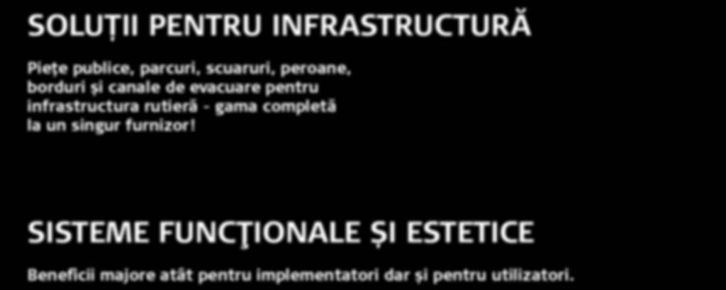evacuare pentru infrastructura rutieră - gama completă la un singur furnizor!