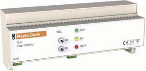 790 8 module DIN, comandă de la distanţă integrată Surs de alimentare