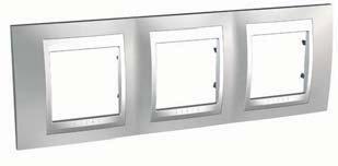 Rame triple montaj orizontal MGU66.006.0M2 Culoare aluminiu grafi t cireş MGU66.006.0M2 MGU66.006.2M2 enge MGU66.006.0M3 MGU66.006.2M3 tabac MGU66.