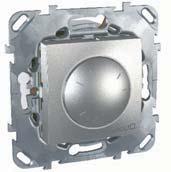 Unica Top Mecanisme Control confort Variatoare rotative electronice de tensiune Variator rotativ / cap scar 40-400 W/VA Variatoare rotative de tensiune 60-400W/VA MGU3.511.