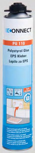 ekspanzije Pločevinka je enako eni vreči lepila Skladen z gradbenim standardom ETA Odlična zvočna in toplotna