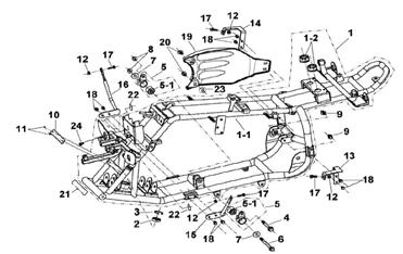 SUSPENSION FRONT WHEEL REAR WHEEL REAR