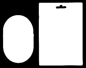 Gimdog Oval Bούρτσα (9x13 cm)- Ειδική για μακρύ