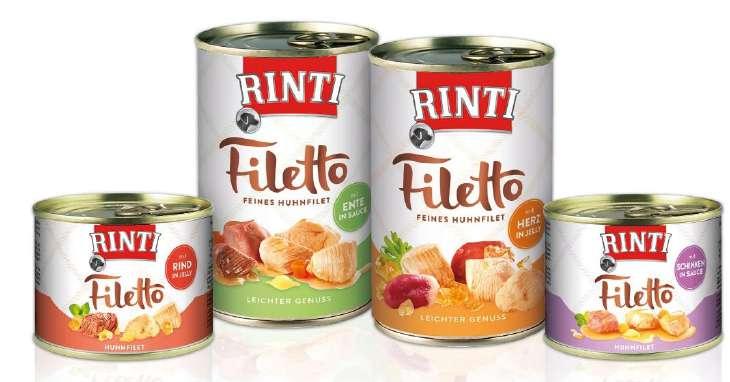 Διαθέσιμο σε 4 γευστικές επιλογές: ΠΡΟΪΟΝ ΚΩΔΙΚΟΣ ΣΥΣΚΕΥΑΣΙΑ Rinti Filetto Κοτόπουλο & Καρδιές σε ζελέ 95421 95441 12 x 210g 12 x 420g Rinti Filetto Κοτόπουλο &