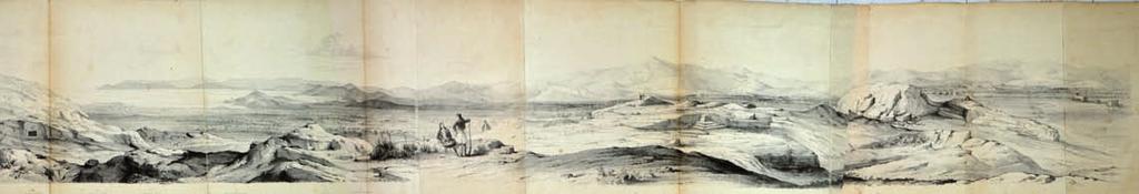367 by Mrs Bracebridge, taken May 1839, [στό ἀριστερό ἄκρο:] Sketched from nature and on zinc by Mrs Bracebridge, May 1839. [Λονδίνο 1839]. Ἀναδιπλούμενο λιθόγραφο πανόραμα, 265 x 2710 mm.