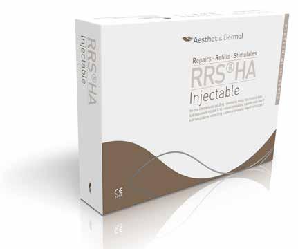 VEIDO IR KŪNO ODOS BIOREVITALIZACIJOS PROGRAMA RRS HA INJECTABLE HA 30mg/5ml Sudėtis: HA, non-cross-linked 6,0 mg / 1 ml Biorevitalization Solution 10 vitamins: vit A, vit B1, vit B2, vit B3, vit B5,