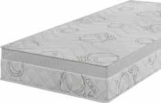 80x200 cm 199 & 100 15 με 500/m² multi-pocket ελατήρια S65 ΣΤΡΏΜΑ ΕΛΑΤΗΡΊΩΝ Με 500/m² multi-pocket ελατήρια και 7 ζώνες άνεσης για μια εργονομικά κατάλληλη υποστήριξη.