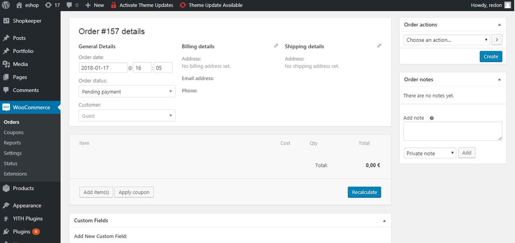 5.6.3 Πρόσθετο Woocommerce Ας δούμε το πρόσθετο woocommerce.