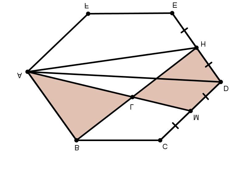b) Rõ ràng COD và DOE là hai tam giác đều bằng nhau. OM = ON và MOH = 6.