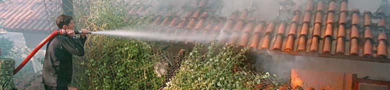 Εικόνα 41: Κατάσβεση κατοικίας εντός δάσους.