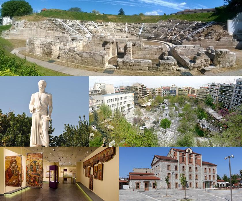 Η πόλη της Λάρισας Λάρισα, ένα οικονομικό και πολιτισμικό κέντρο με μεγάλη ιστορία Όπως μαρτυρά το όνομα της αλλά και τα εντυπωσιακά μνημεία της, η ιστορία της Λάρισας χάνεται στα βάθη των αιώνων.
