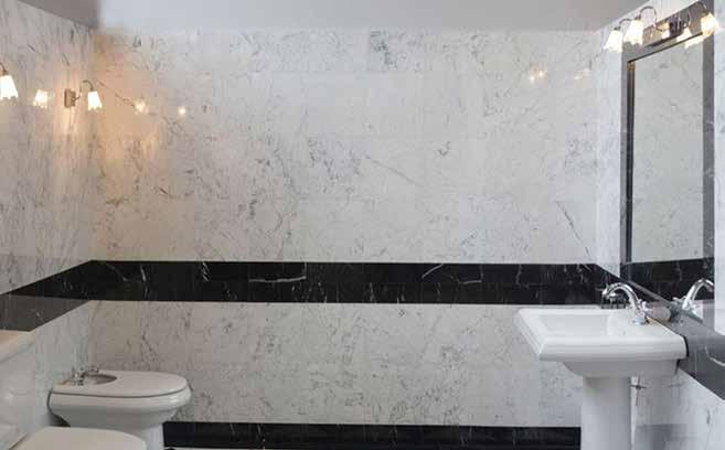 70 woodtype bathroomtiles Carrara blanco (digital) 18,00 /m² Carrara relieve