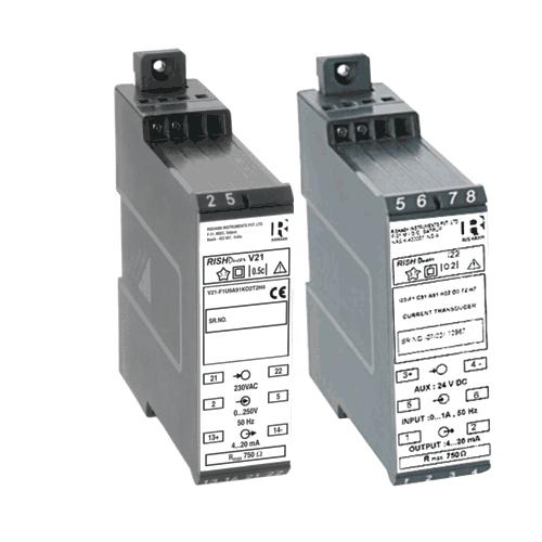 Electrical Transducer - V / I / Hz Model No Description Current Transducer - Accuracy Class - 0.5 1A,5A & 7.5A ( Except 4..20mA O/P) Single Output Available Only 1 I11 1A,5A & 7.5A ( for 4.