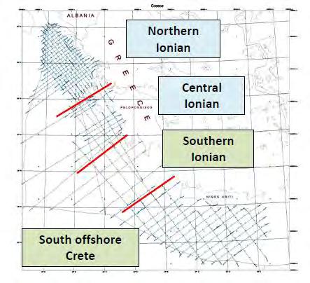 potential objectives North Ionian & Central Ionian are proven petroleum
