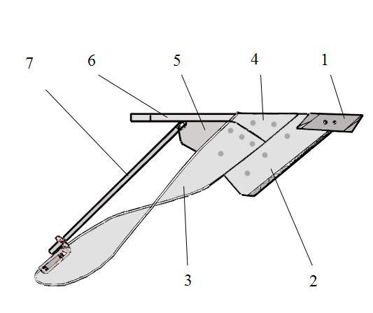 Arklu korpusu konstruktīvais izveidojums un parametri Tradicionāli arkla korpusu veido lemesis ar vērstuvi un sliede (saukta arī par lauka dēli),