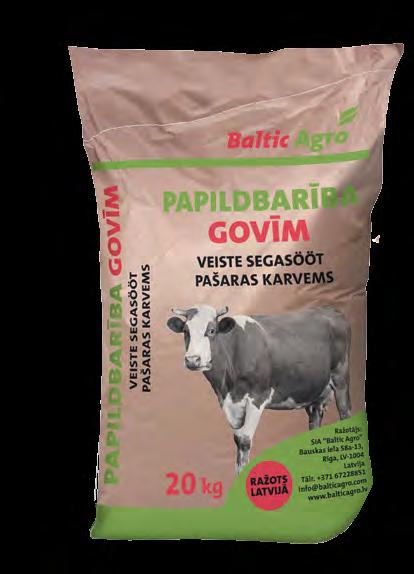 minerālvielu un vitamīnu papildbarības Papildbarība slaucamām govīm automātiskās