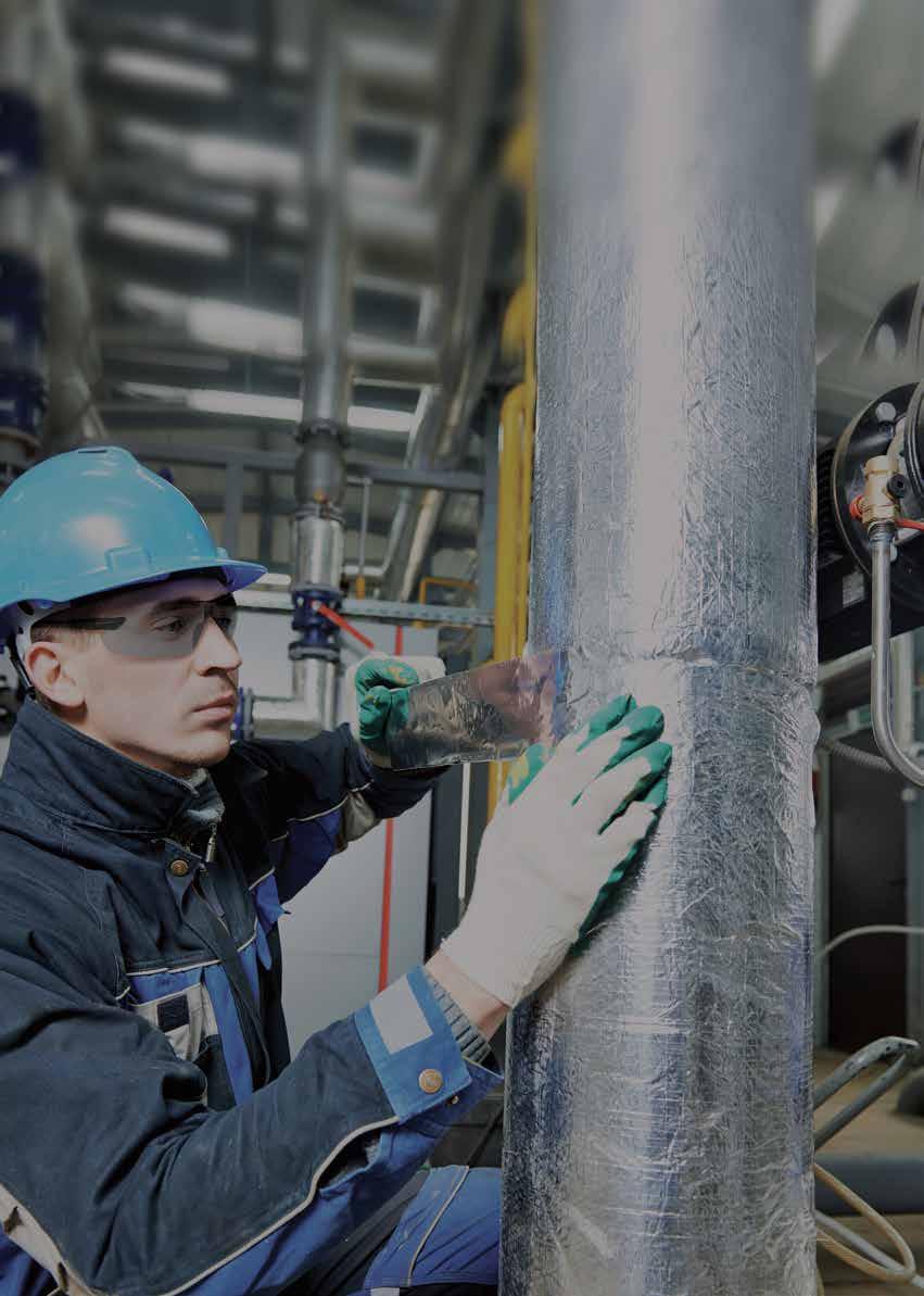40 IZOLIM TEKNIK IZOLIM I INSTALIMEVE TË NGROHJES, VENTILIMIT DHE KLIMATIZIMIT Për të qenë izolimi i objektit i kompletuar, nuk guxojmë ta harrojmë izolimin e impianteve të ngrohjes, ventilimit dhe