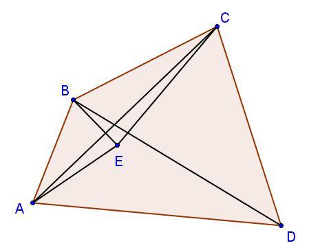 Bài toán 7b (Bất đẳng thức Ptolemy). Cho 4 điểm A, B, C, D. Khi đó ta luôn có AC. BD AB. CD AD. BC. Dấu = xảy ra khi và chỉ khi ABCD là tứ giác nội tiếp.