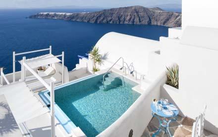 SPLENDOUR RESORT 5* ΦΗΡΟΣΤΕΦΑΝΙ - ΣΑΝΤΟΡΙΝΗ Το πολυτελές ξενοδοχειακό συγκρότημα με απεριόριστη θέα στο λαμπερό μπλε του Αιγαίου, βρίσκεται στο Φηροστεφάνι.
