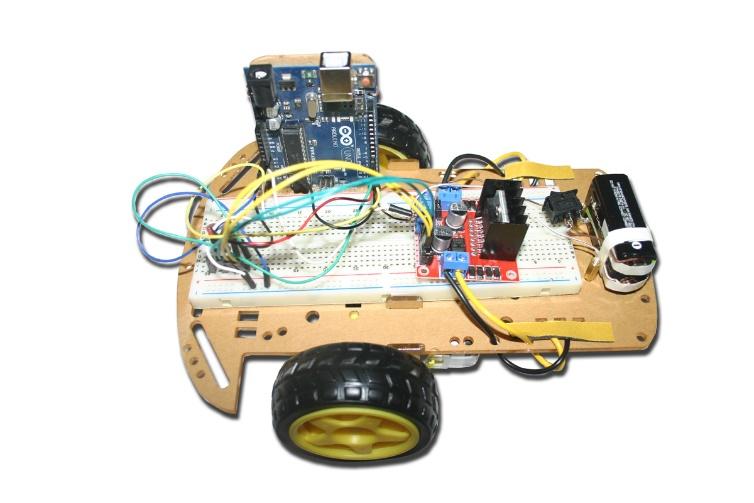 Εικόνα 6.2: Demo RC car 6.1.1 Περιγραφή λειτουργίας Η λειτουργία του συστήματος είναι σχετικά απλή.