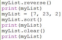 Επιπλέον χρησιμοποιείται σε μια επανάληψη για να διασχίσει τα στοιχεία της λίστας. Η συνάρτηση len επιστρέφει το πλήθος των στοιχείων της λίστας.