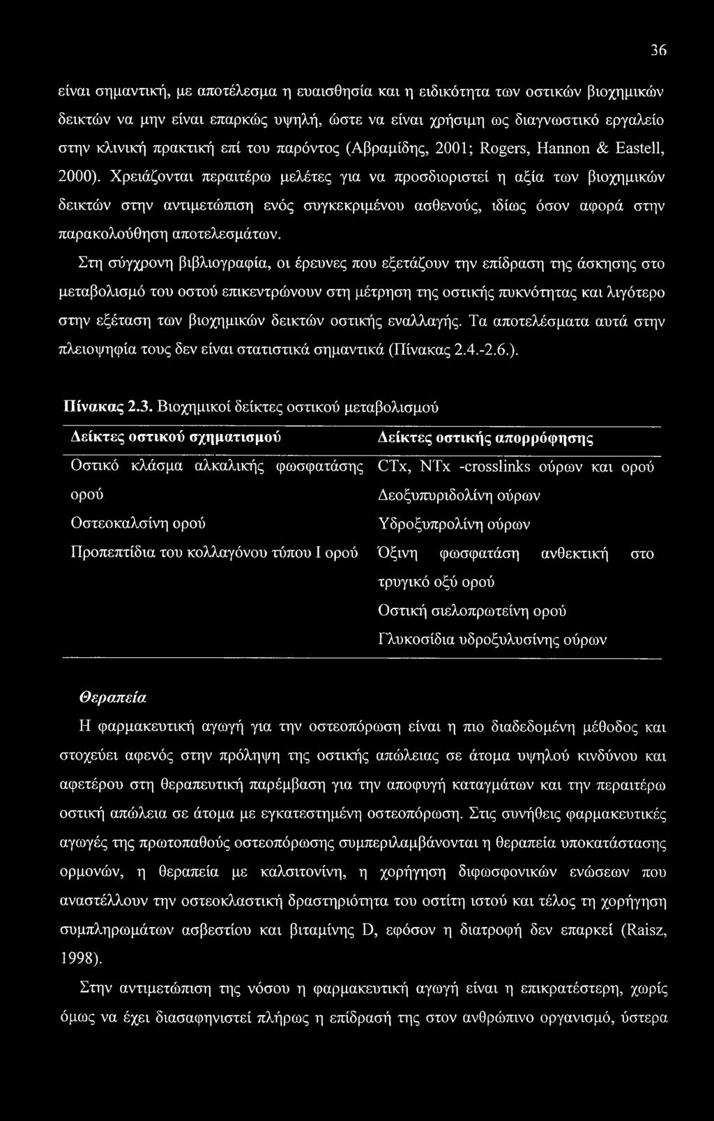 Χρειάζονται περαιτέρω μελέτες για να προσδιοριστεί η αξία των βιοχημικών δεικτών στην αντιμετώπιση ενός συγκεκριμένου ασθενούς, ιδίως όσον αφορά στην παρακολούθηση αποτελεσμάτων.