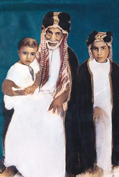مع والده عبد العزيز ص اله الهس اوي وش