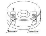 6.2 Conectarea elementului electric de încălzire 6.2.1 Conexiunile electrice Urmând indicaţiile din imagine, conectaţi faza (L) şi nulul (N) în poziţie corectă, îndepărtaţi izolaţia care acoperă