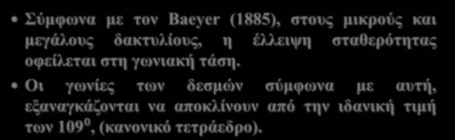 Σταθερότητα κυκλοαλκανίων.