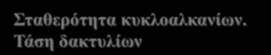 δακτυλίους, η έλλειψη σταθερότητας οφείλεται στη γωνιακή τάση.