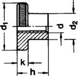 Retaining ring for bores d 8 14 20 26 32 38 44 55 70 95 125 9 15 21 27 33 39 45 58