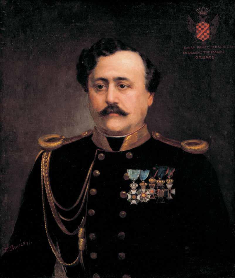 162 Πολυχρόνης Λεμπέσης (1848-1913) Καίσαρ Ρώμας υπογεγραμμένο κάτω αριστερά: Π.