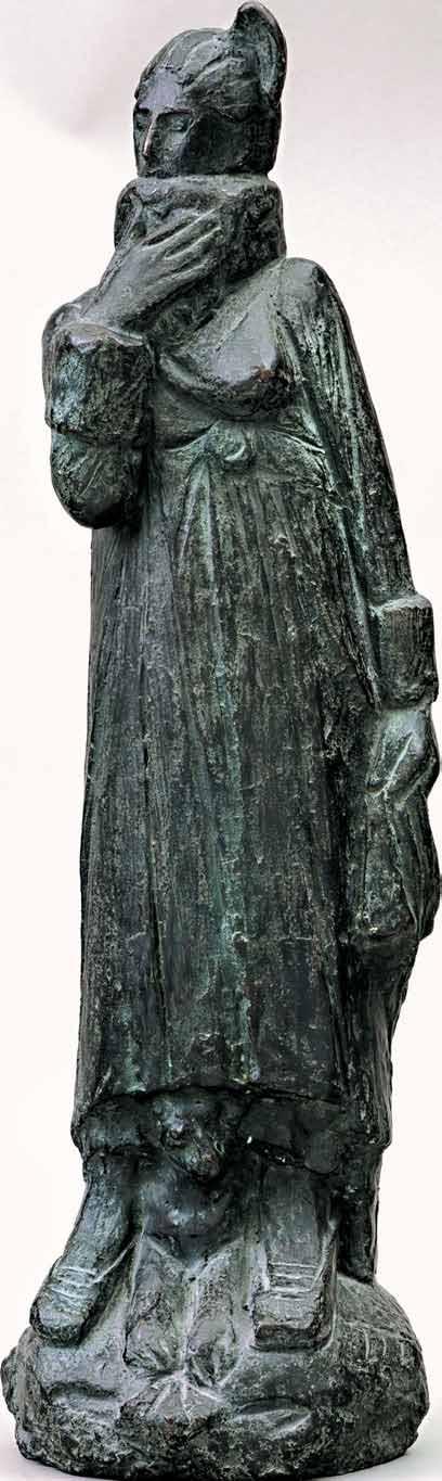 26 Γιαννούλης Χαλεπάς (1851-1938) Μοντέρνα Κυρία [1920-24] χυμένο το 1978 (παραγγελία του Μ. Καλλιγά στον Γ.