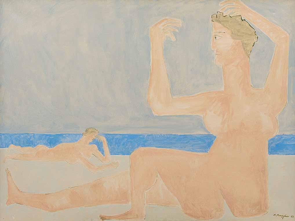 *59 Νίκος Νικολάου (1909-1986) Γυμνά υπογεγραμμένο και χρονολογημένο