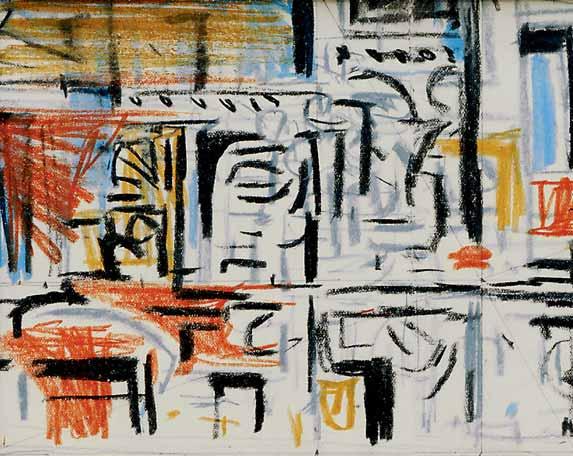 *64 Γιάννης Μόραλης (1916-2009) Ελισάβετ υπογεγραμμένο κάτω δεξιά: Ι. Μόραλης μελάνι και αραιωμένο μελάνι σε χαρτί, 19 x 25 cm. 2.000-3.000 Μελέτη για την εικονογράφηση έργου του Θ. Πετσάλη Διομήδη.