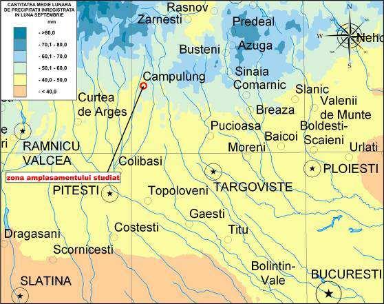 Elaborare documentatie: APOMAR CONSULTING 24 Fig. 8 Harta precipitatii Regimul diurn al vitezei vântului Circulatia aerului influenteaza in mod direct dispersia poluantilor in atmosfera.
